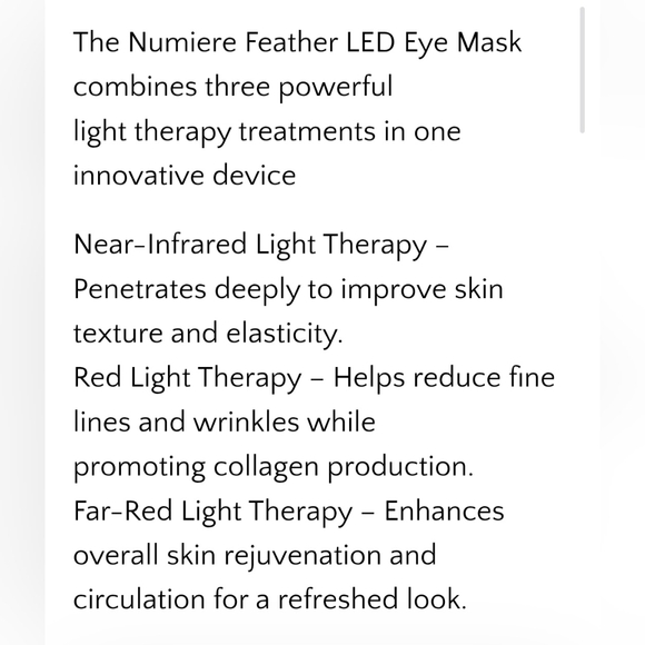 Numiere Feather LED Mask - Picture 9 of 14